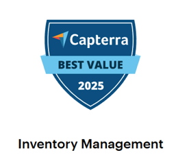 Best Value 2025 badge from Capterra for C2W Inventory