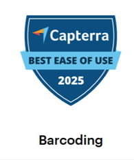 Best Ease of Use 2025 badge from Capterra for C2W Inventory